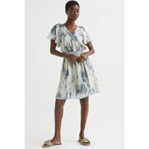 H & M V-neck Chiffon Dress Size S